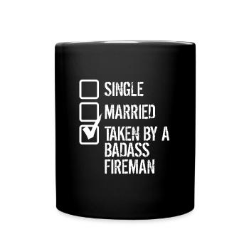 fire Department - Full Colour Mug - black - Front