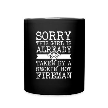 fire Department - Full Colour Mug - black - Front