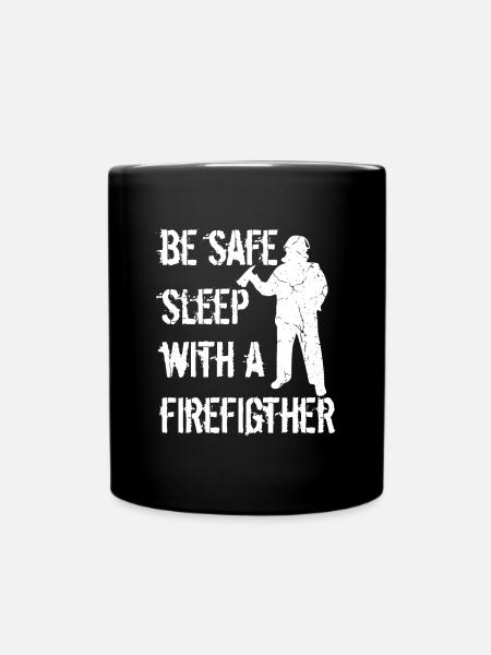 Feuerwehr - Tasse einfarbig - Schwarz