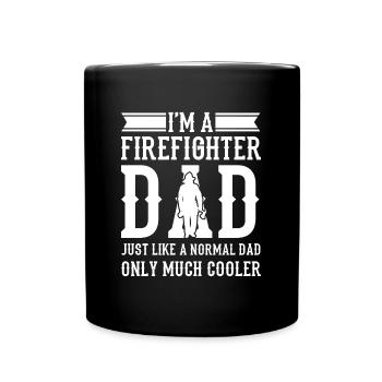 fire Department - Full Colour Mug - black - Front