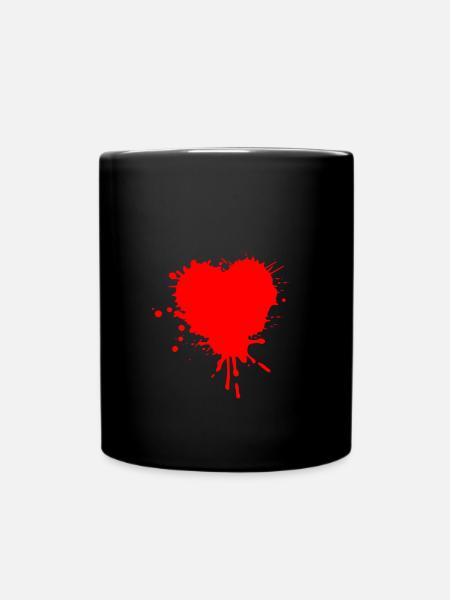 T-shirt Art d'amour - Mug uni - noir