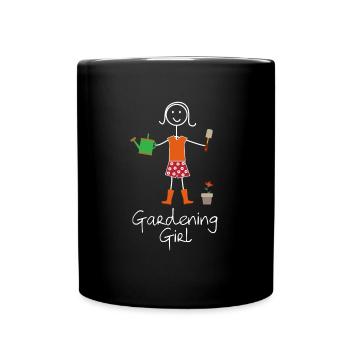 Gärtnerin Gärtnerei Garten Gärtner Frauen Geschenk - Full Colour Mug - black - Front