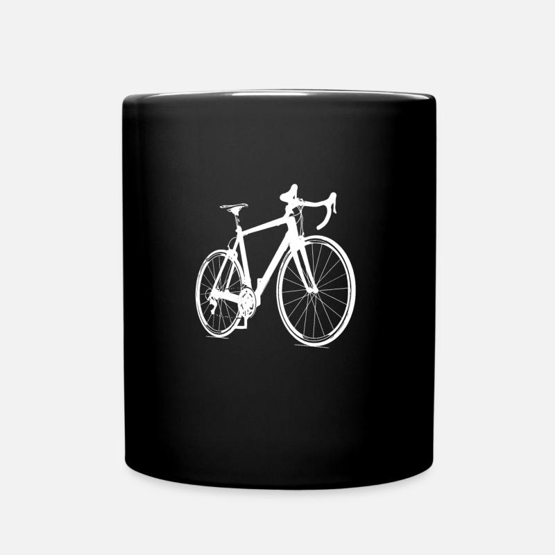 Racing bike - Full Colour Mug - black