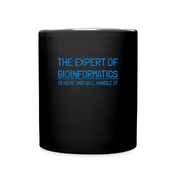 Bioinformatik Spruch Chemie Wissenschaftler - Mug uni - noir - Devant