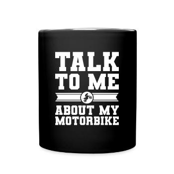 Motorcycle - Full Colour Mug - black - Front