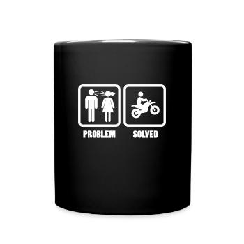 Motorcycle - Full Colour Mug - black - Front