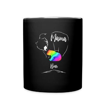 Mama Bear Gay lgbt Mother's Day Mother's Gift - Full Colour Mug - black - Front
