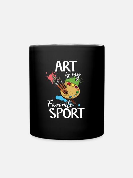 Artiste artiste peinture d'art - Mug uni - noir
