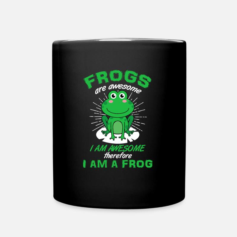 grenouille - Mug uni - noir