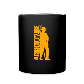 Agriculture - Landwirtschaft - Tasse einfarbig - Schwarz - Vorne