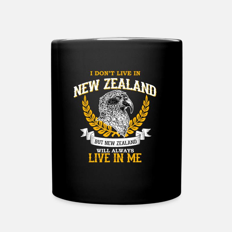 New Zealand - Full Colour Mug - black