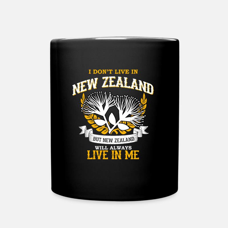 New Zealand - Full Colour Mug - black