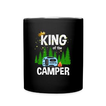 King of the camper - Full Colour Mug - black - Front