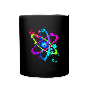 Atome perturbé - Mug uni - noir - Devant