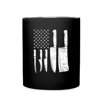 cuisinier - Mug uni - noir - Devant