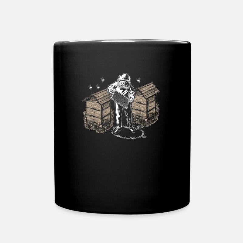 Apiculteur abeilles murmure - Mug uni - noir