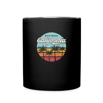 California Beach - Mug uni - noir - Devant