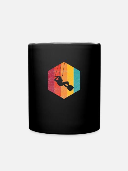 kitesurf - Mug uni - noir