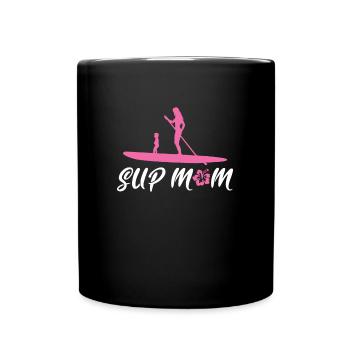 SUP Stand Up Paddling - Mug uni - noir - Devant