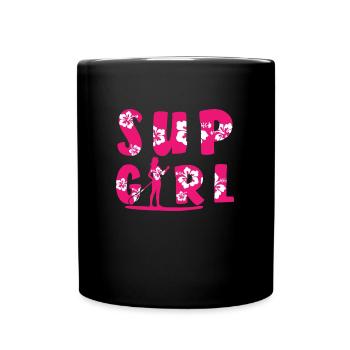 SUP Girl - Mug uni - noir - Devant