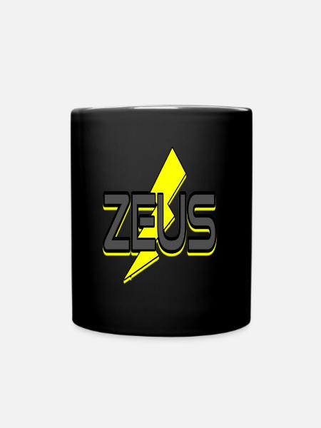 Zeus Dieu Grec mythologie Dicton - Mug uni - noir
