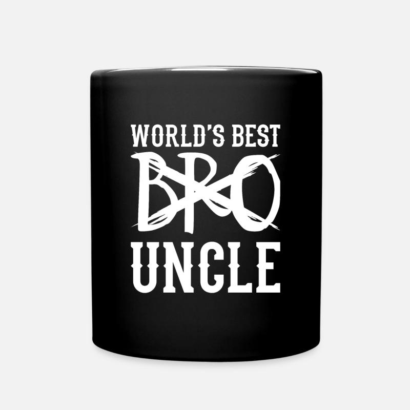 Onkel - Tasse einfarbig - Schwarz