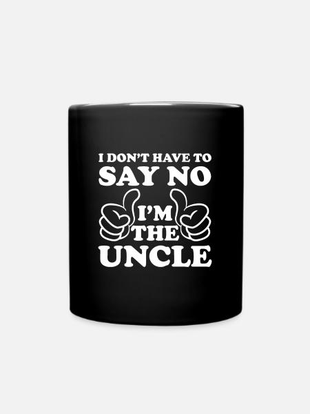 uncle - Full Colour Mug - black