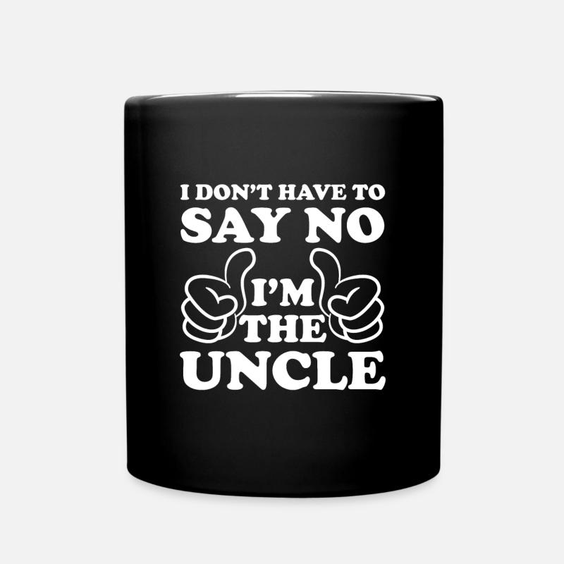 uncle - Full Colour Mug - black