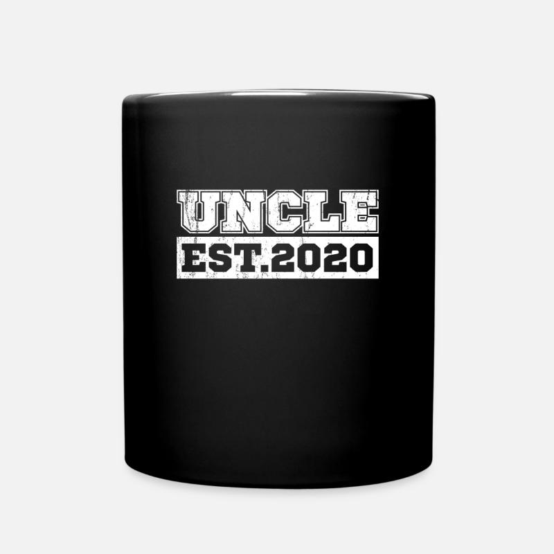 Onkel - Tasse einfarbig - Schwarz