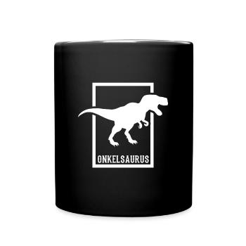 Onkel - Tasse einfarbig - Schwarz - Vorne