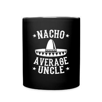 Onkel - Tasse einfarbig - Schwarz - Vorne
