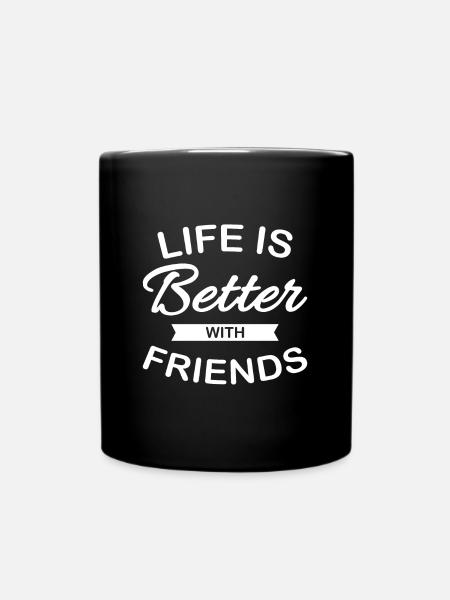 amitié - Mug uni - noir