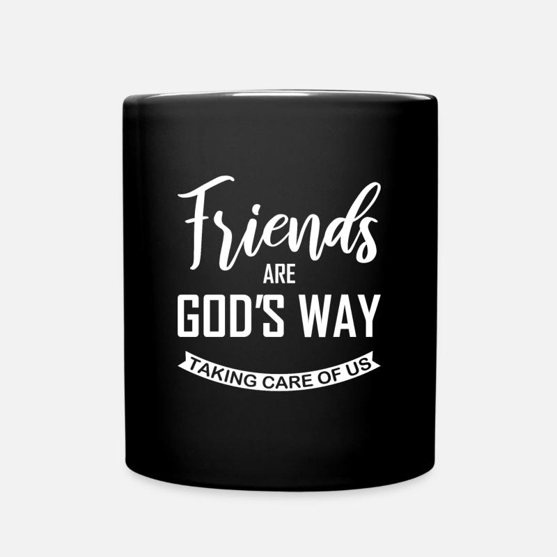 Freundschaft - Tasse einfarbig - Schwarz