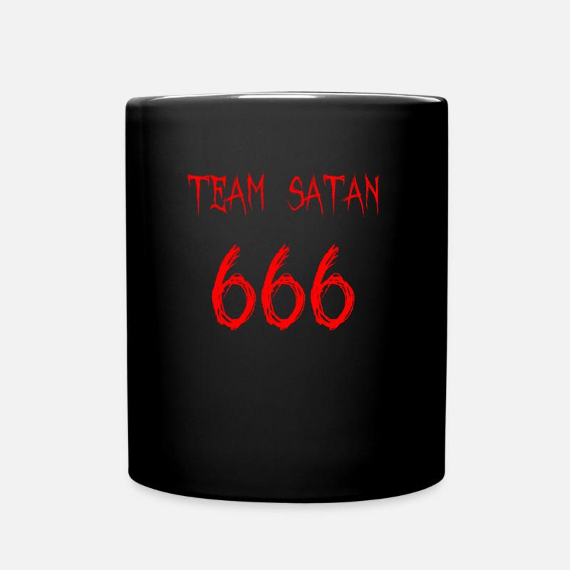 Team Satan 666 - Full Colour Mug - black