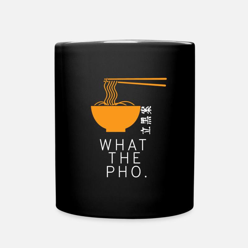Pho Vietnamesisch Asiatische Küche Suppe Geschenk - Tasse einfarbig - Schwarz