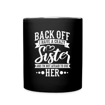 sister - Full Colour Mug - black - Front