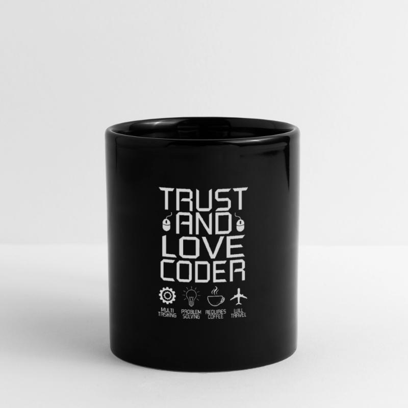 Coder programmer coffee developer gift Full Colour Mug