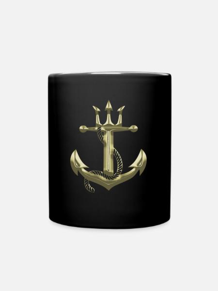 anchor - Full Colour Mug - black