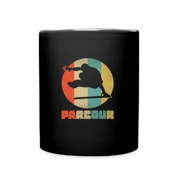 Parcour Sport Extrême Sport Salto Cadeau - Mug uni - noir - Devant