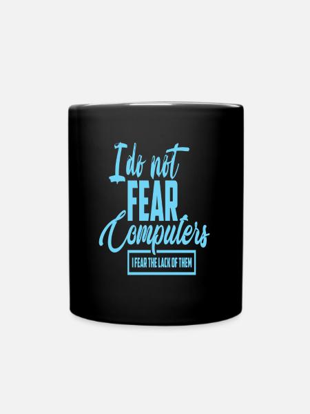 Ordinateur ordinateur ordinateur ordinateur proverbe Freak suchti - Mug uni - noir