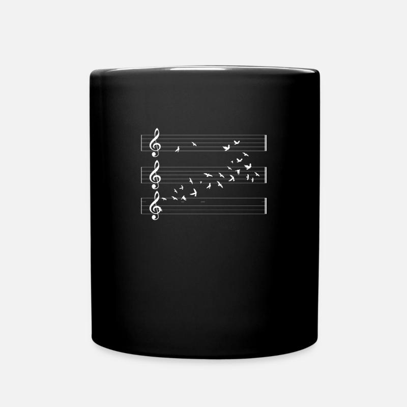 Musik Orchester Vögel Dirigent Chor Frei Geschenk - Tasse einfarbig - Schwarz