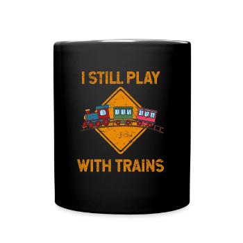 Conducteur / conductrice de train conducteur / conductrice de train - Mug uni - noir - Devant