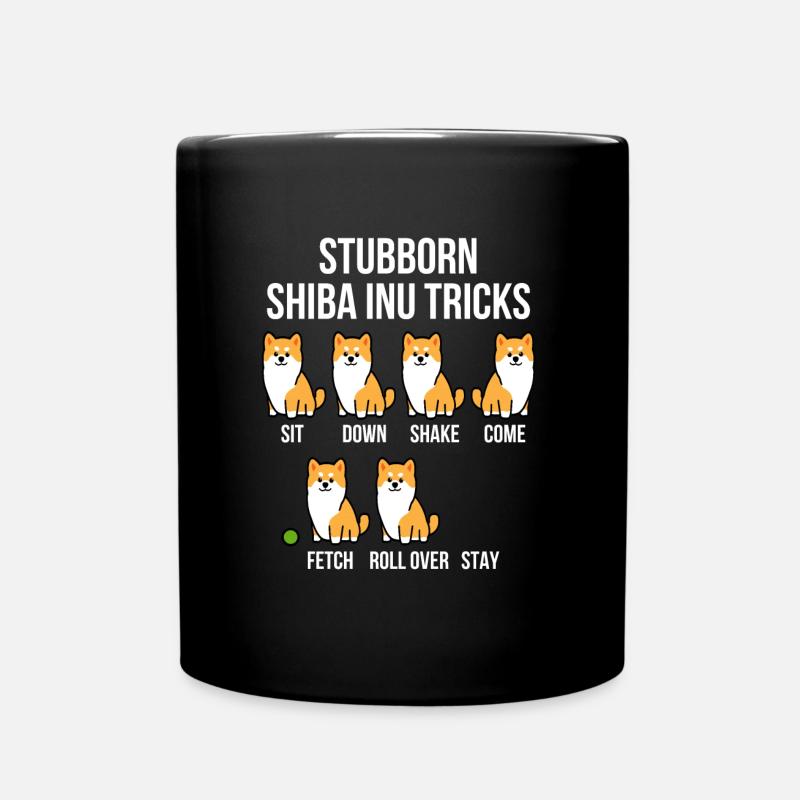 Shiba Inu - Mug uni - noir