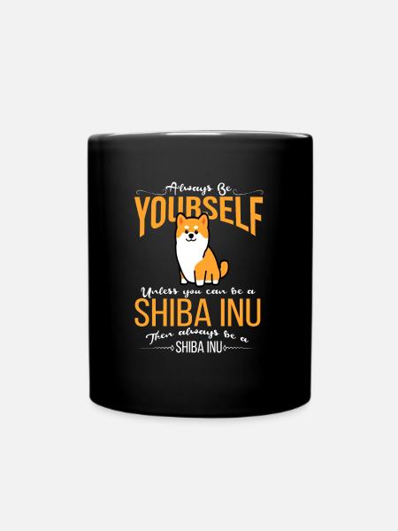 Shiba Inu - Mug uni - noir
