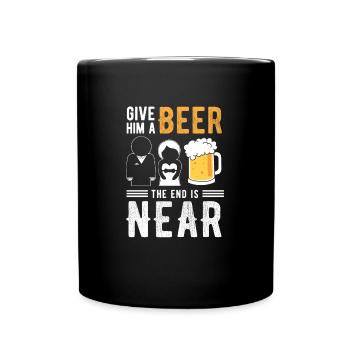 JGA bachelor party - Full Colour Mug - black - Front