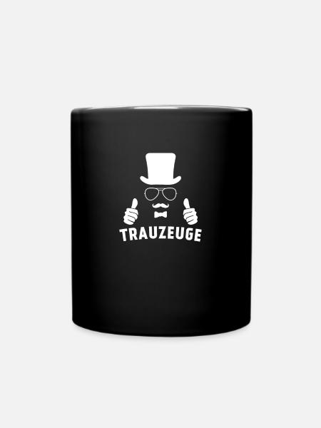 JGA Trauzeuge - Tasse einfarbig - Schwarz