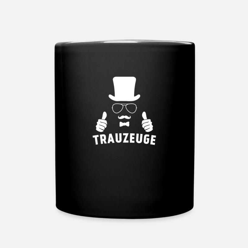 JGA Trauzeuge - Tasse einfarbig - Schwarz