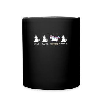 Educator The unicorn among the professions - Full Colour Mug - black - Front