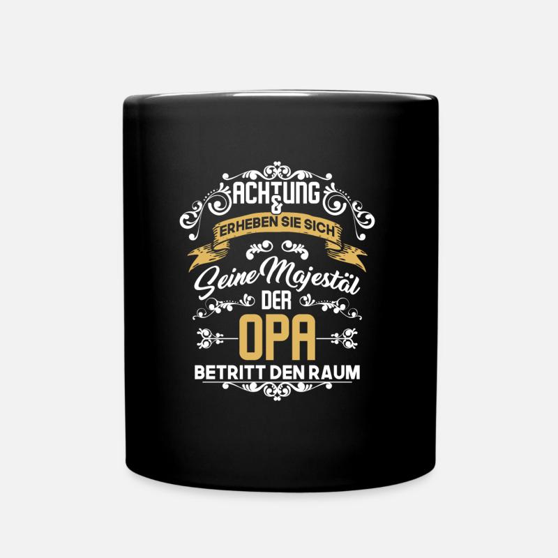 grand-père - Mug uni - noir