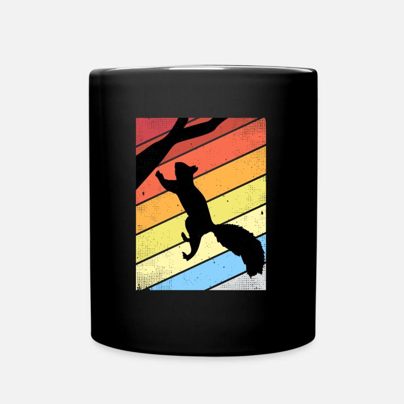 Eichhörnchen - Tasse einfarbig - Schwarz
